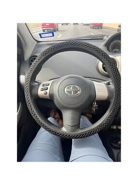 Elastic Stretch Steering Wheel Cover,Warm in Winter and Cool in Summer